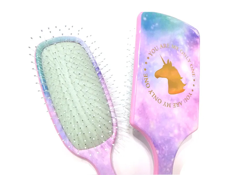 Šarena plastična četka za kosu Sparkle Unicorns