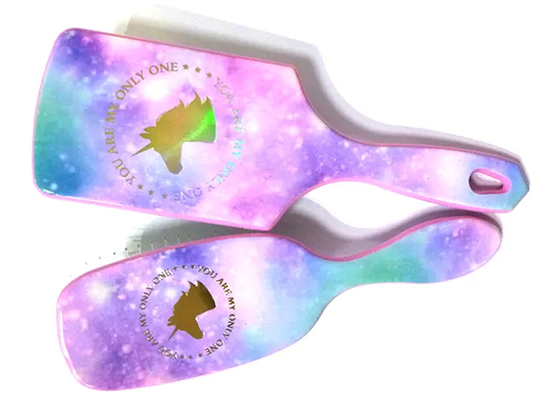 Šarena plastična četka za kosu Sparkle Unicorns