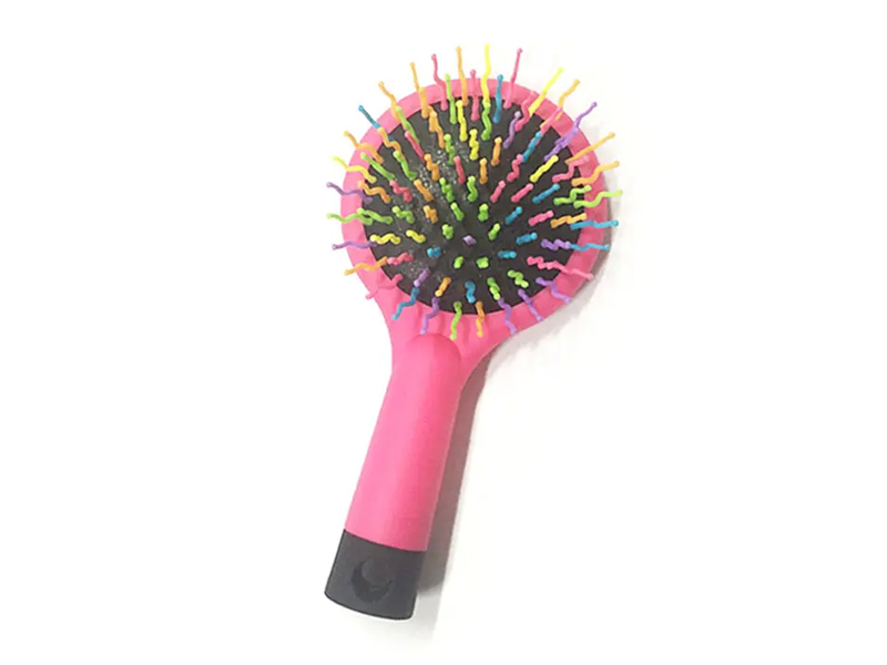 Ženska četka za kosu Rainbow Black Ball Tip Soft Touch za raspetljavanje